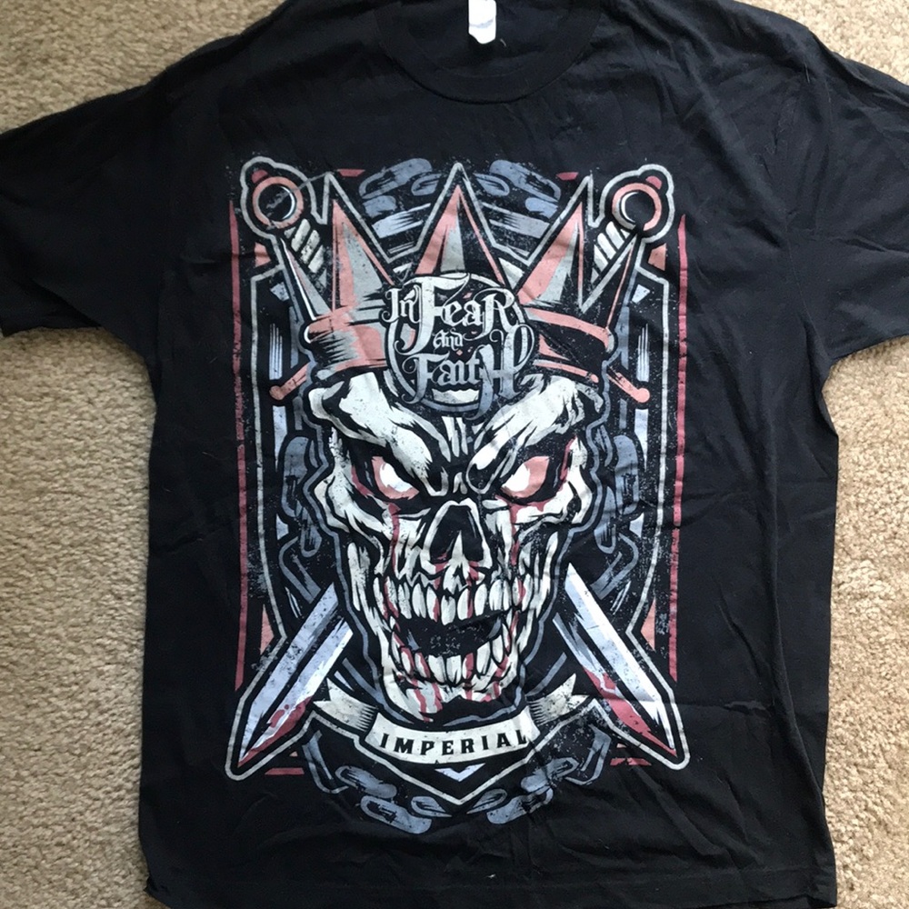 IN FEAR AND FAITH BAND TEE